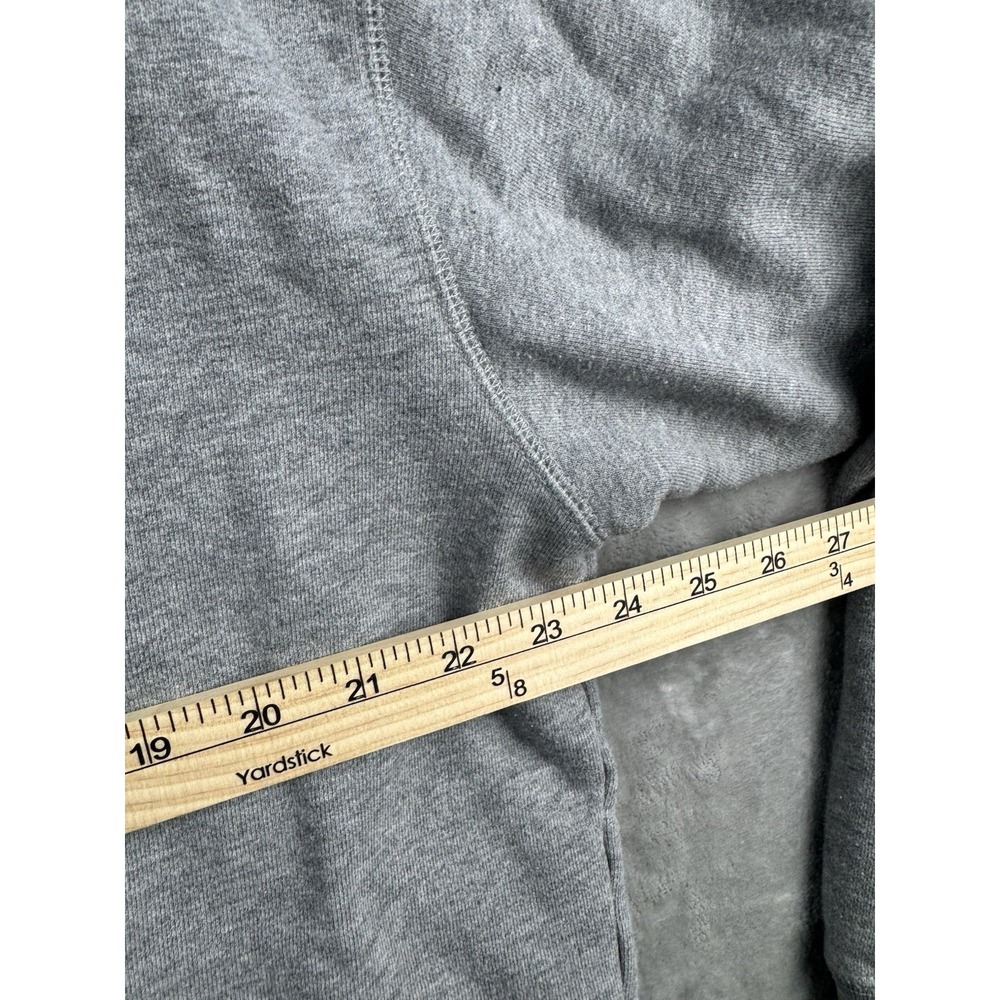 Vintage Old Navy Fleece Zip Up Hoodie‎ Embroidered Logo Mens XL Y2K Skater - Picture 9 of 11